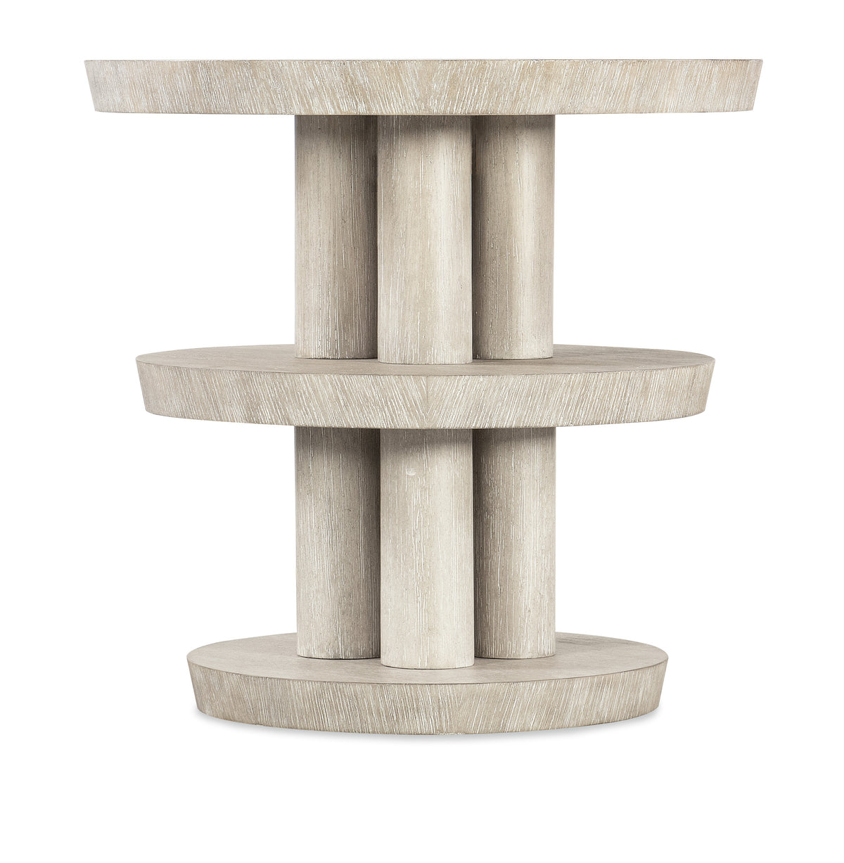 a white round object with columns