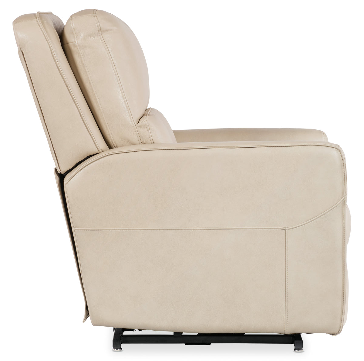a close up of a recliner
