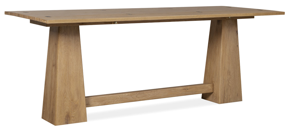 a wooden table with legs