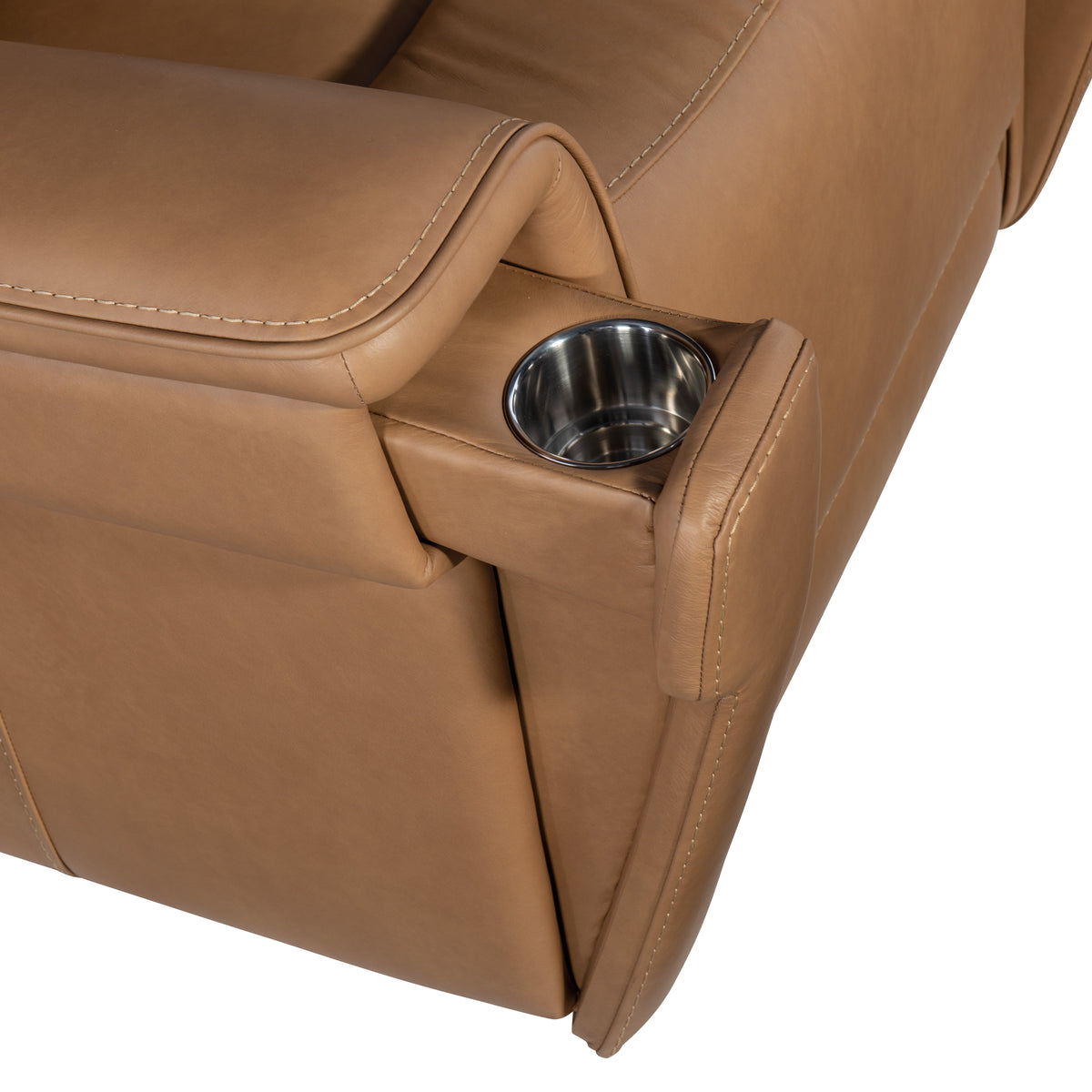 a close up of a couch