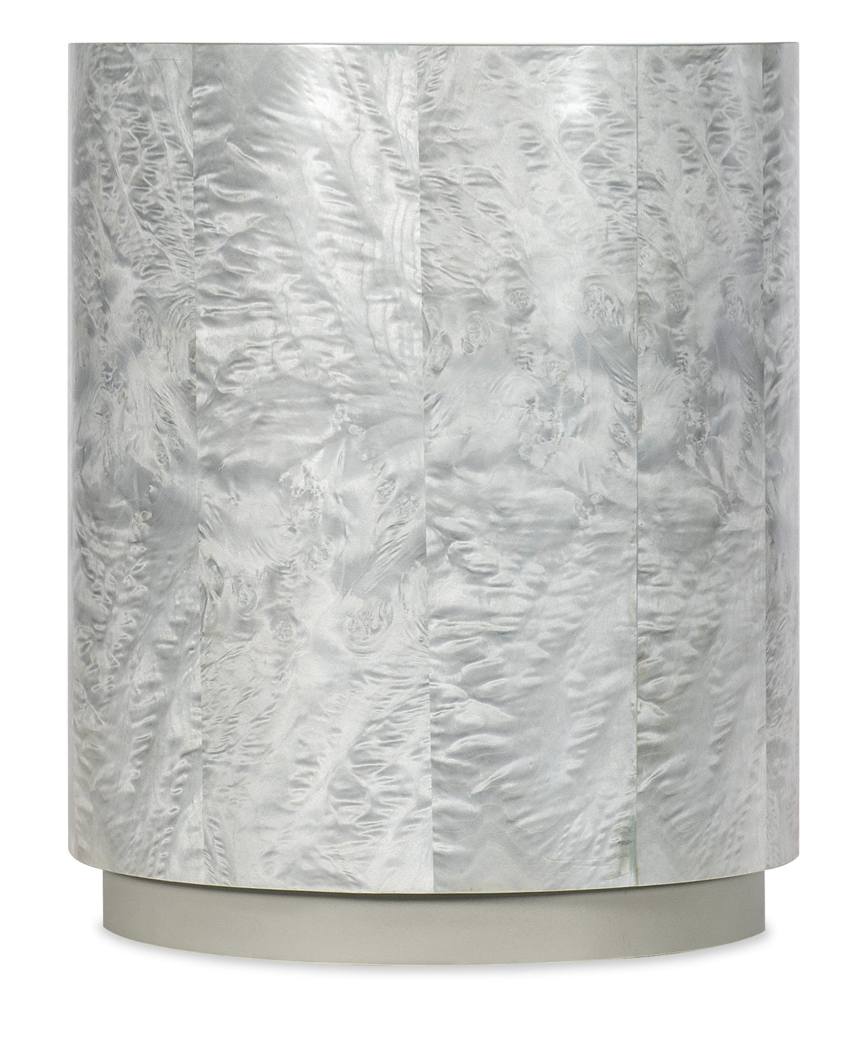 a white cylinder with a white surface