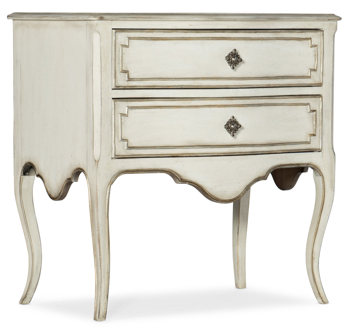 a white chest of drawers