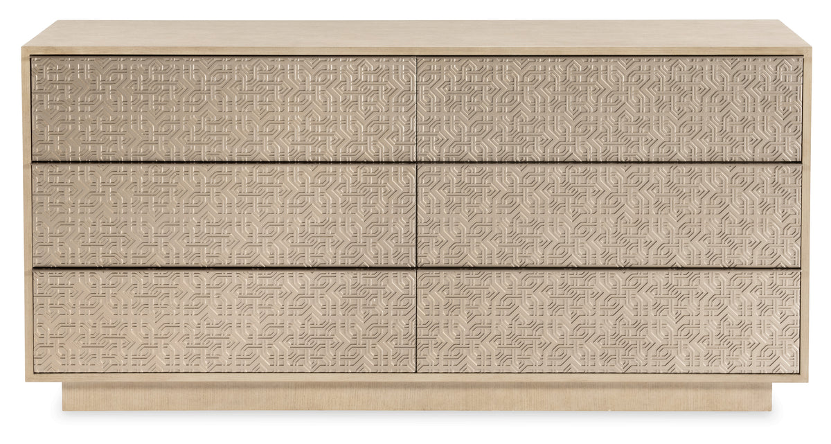 Geometry Six Drawer Dresser - Hooker Furniture (HRF-3209)