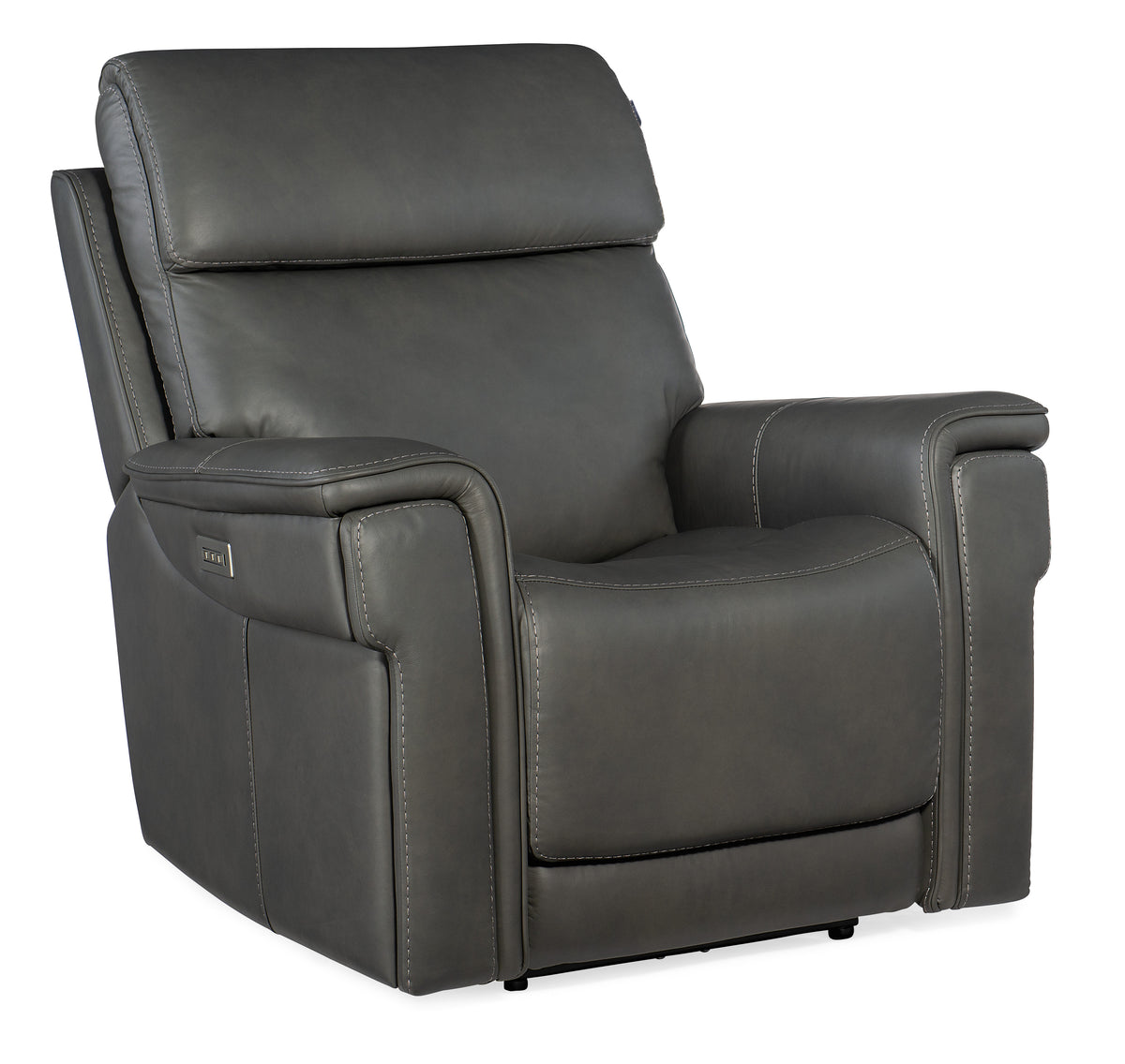a black recliner chair
