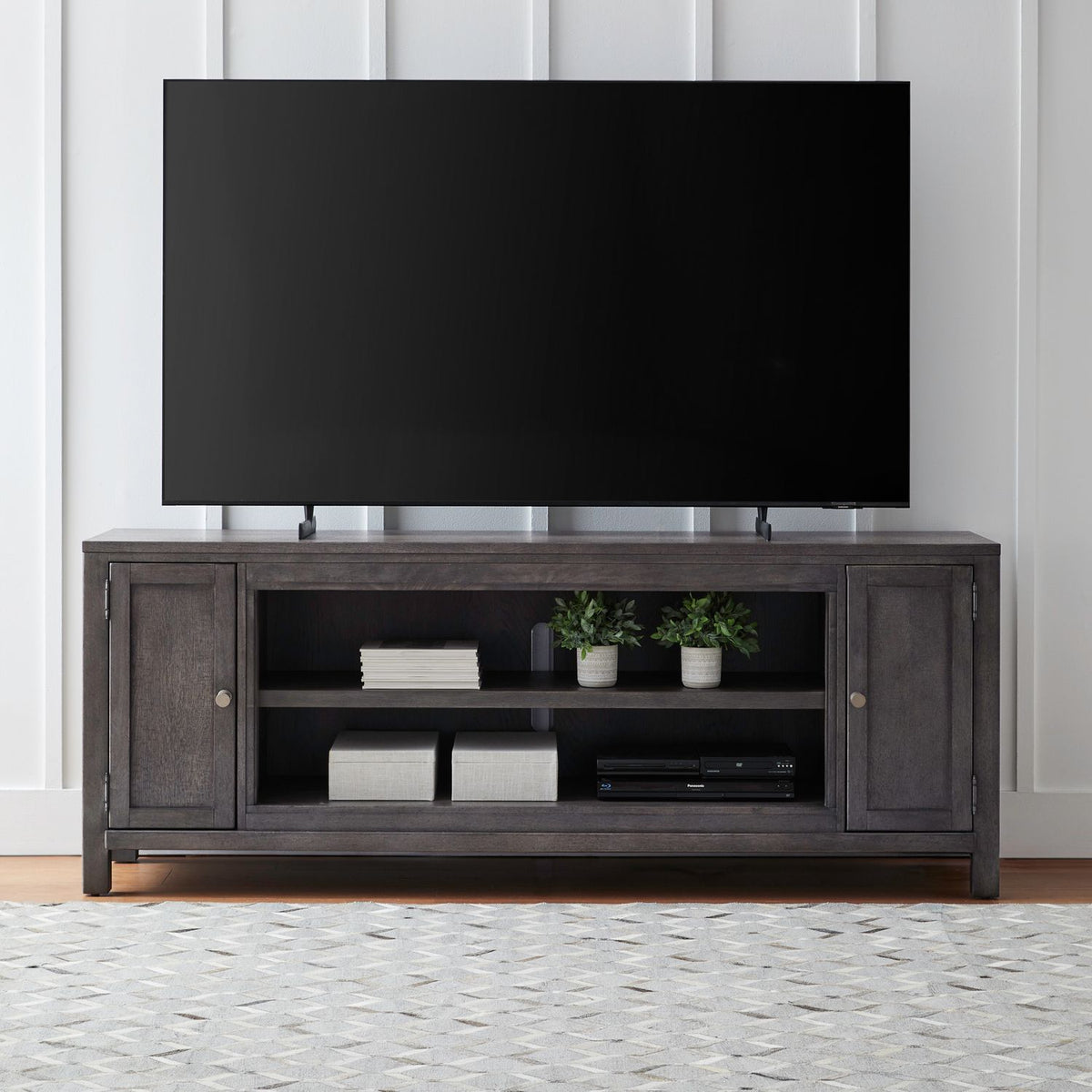 FIRE-406-TV78FTS - 78 Inch Fireplace TV Console - Liberty Furniture