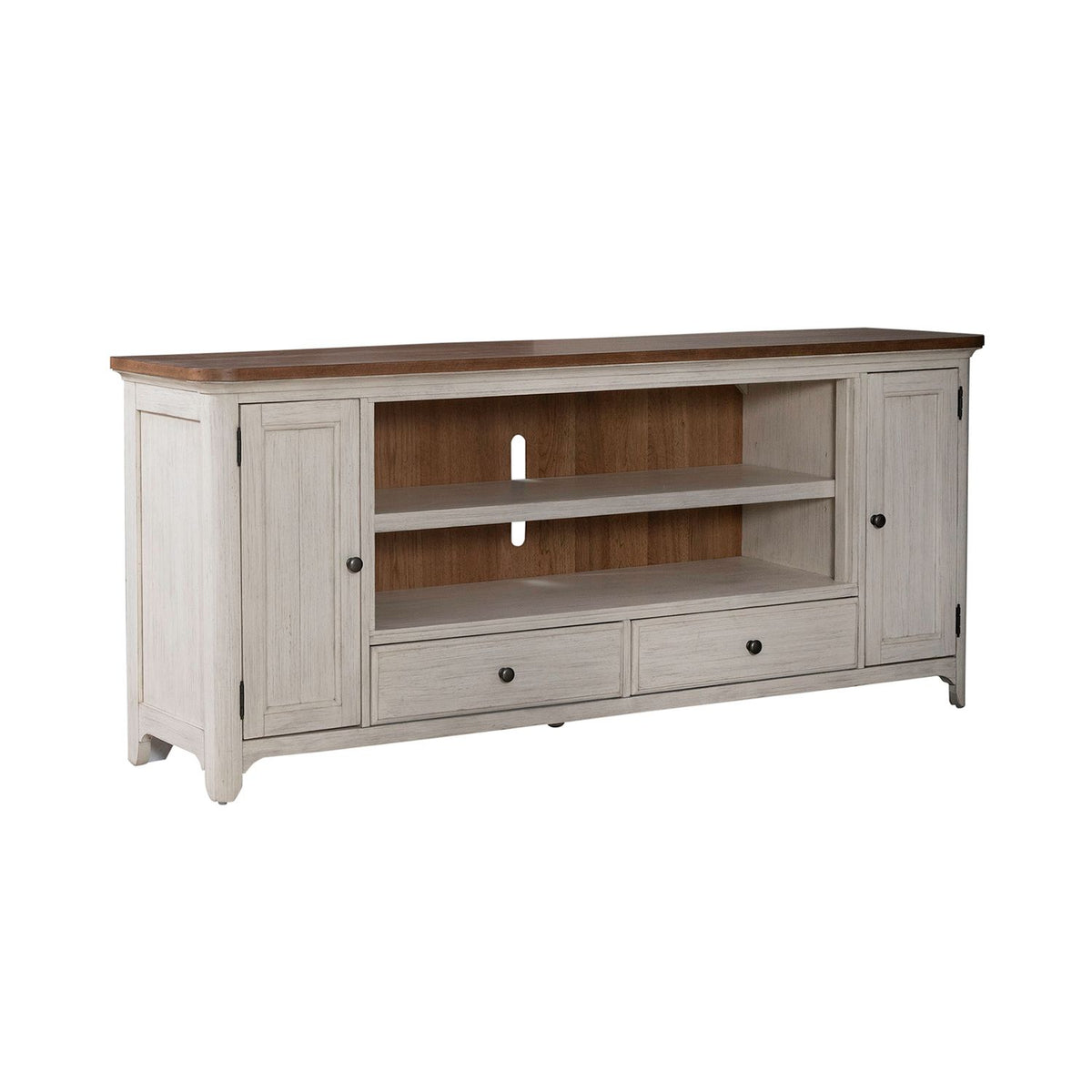 FIRE-652-TV80FTS - 80 Inch Fireplace TV Console - Liberty Furniture
