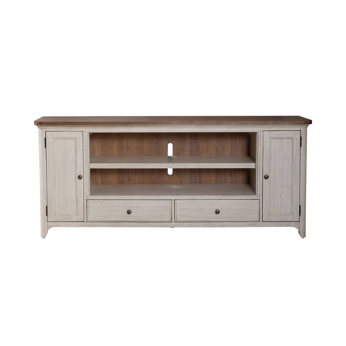 FIRE-652-TV80FTS - 80 Inch Fireplace TV Console - Liberty Furniture