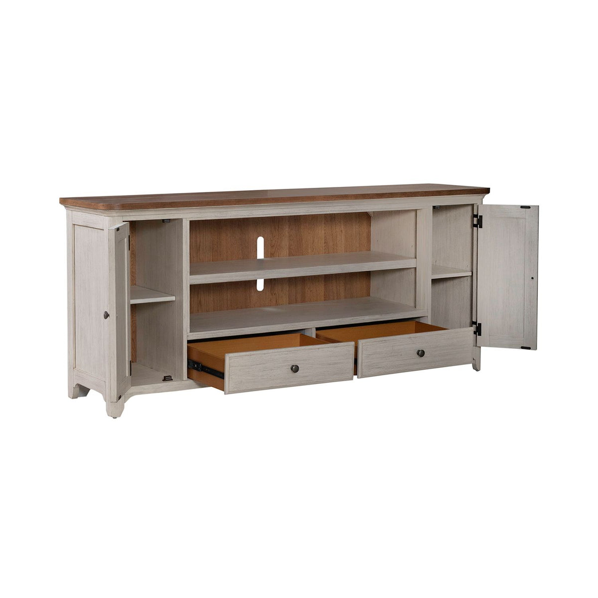 FIRE-652-TV80FTS - 80 Inch Fireplace TV Console - Liberty Furniture