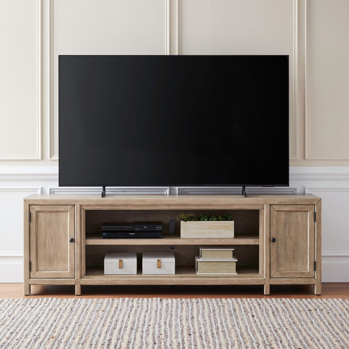 FIRE-780-TV82FTS - 82 Inch Fireplace TV Console - Liberty Furniture