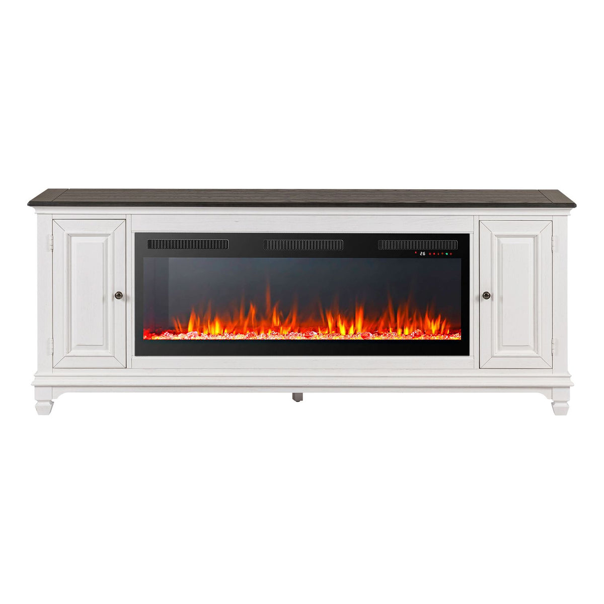 FIRE-BOX-417-80FTS - 417 80 Inch Console w/ Fire FTS - Liberty Furniture