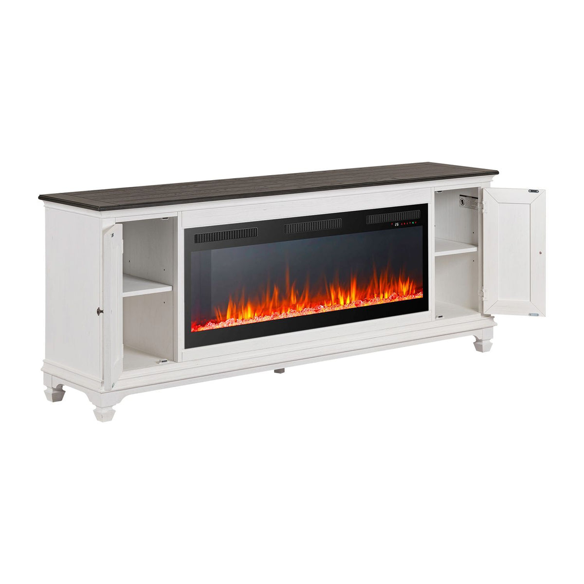FIRE-BOX-417-80FTS - 417 80 Inch Console w/ Fire FTS - Liberty Furniture