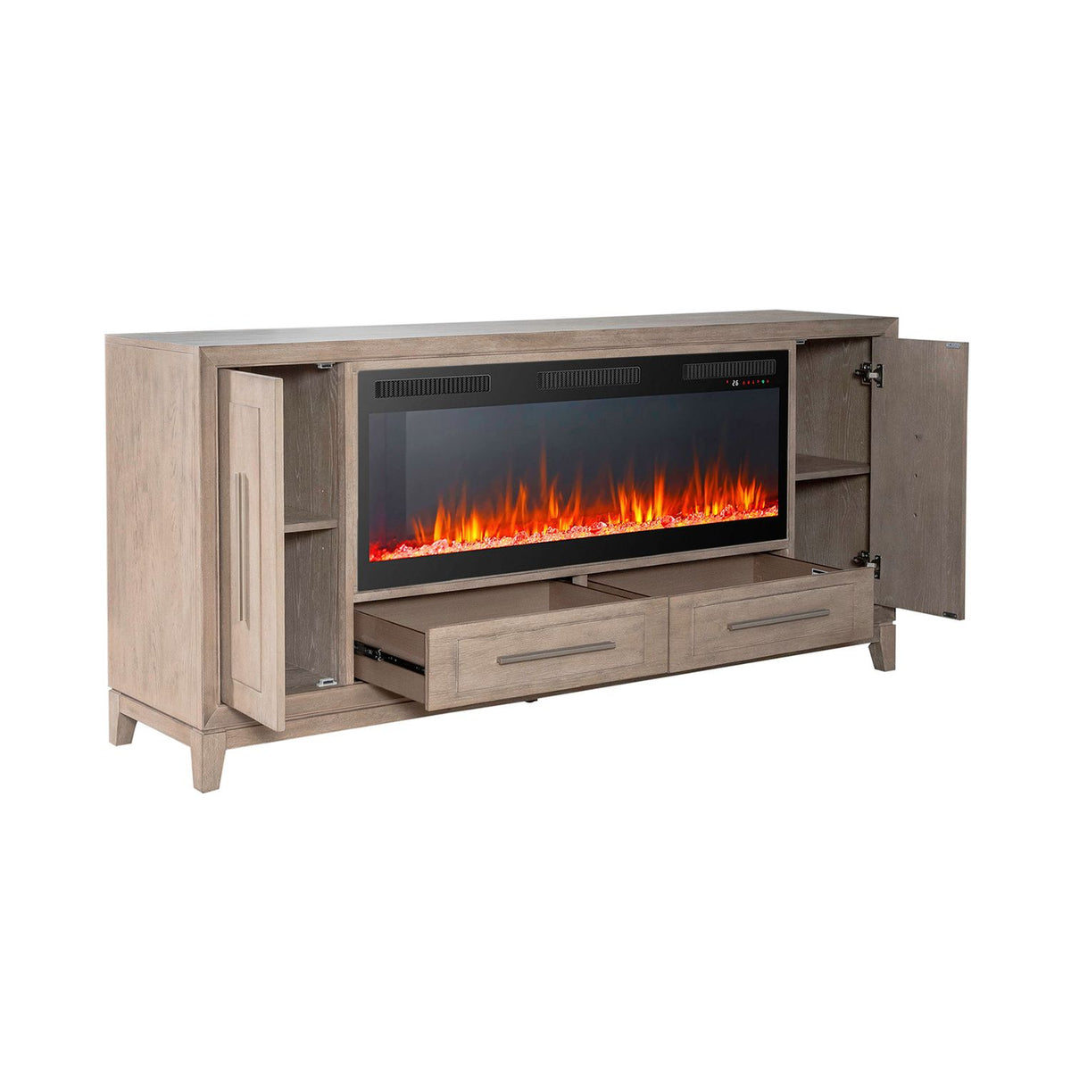 FIRE-BOX-789-80FTS - 789 80 Inch Console w/ Fire FTS - Liberty Furniture