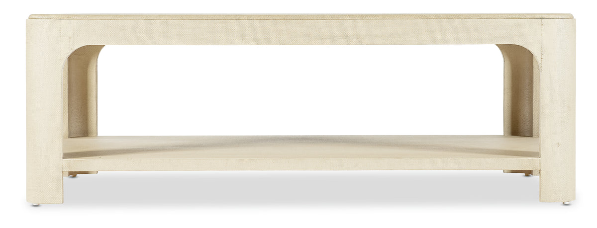 a white shelf with a wooden frame