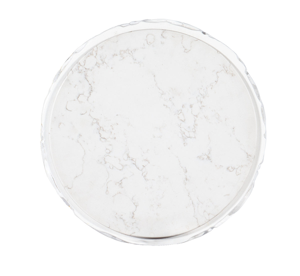 a white marbled surface
