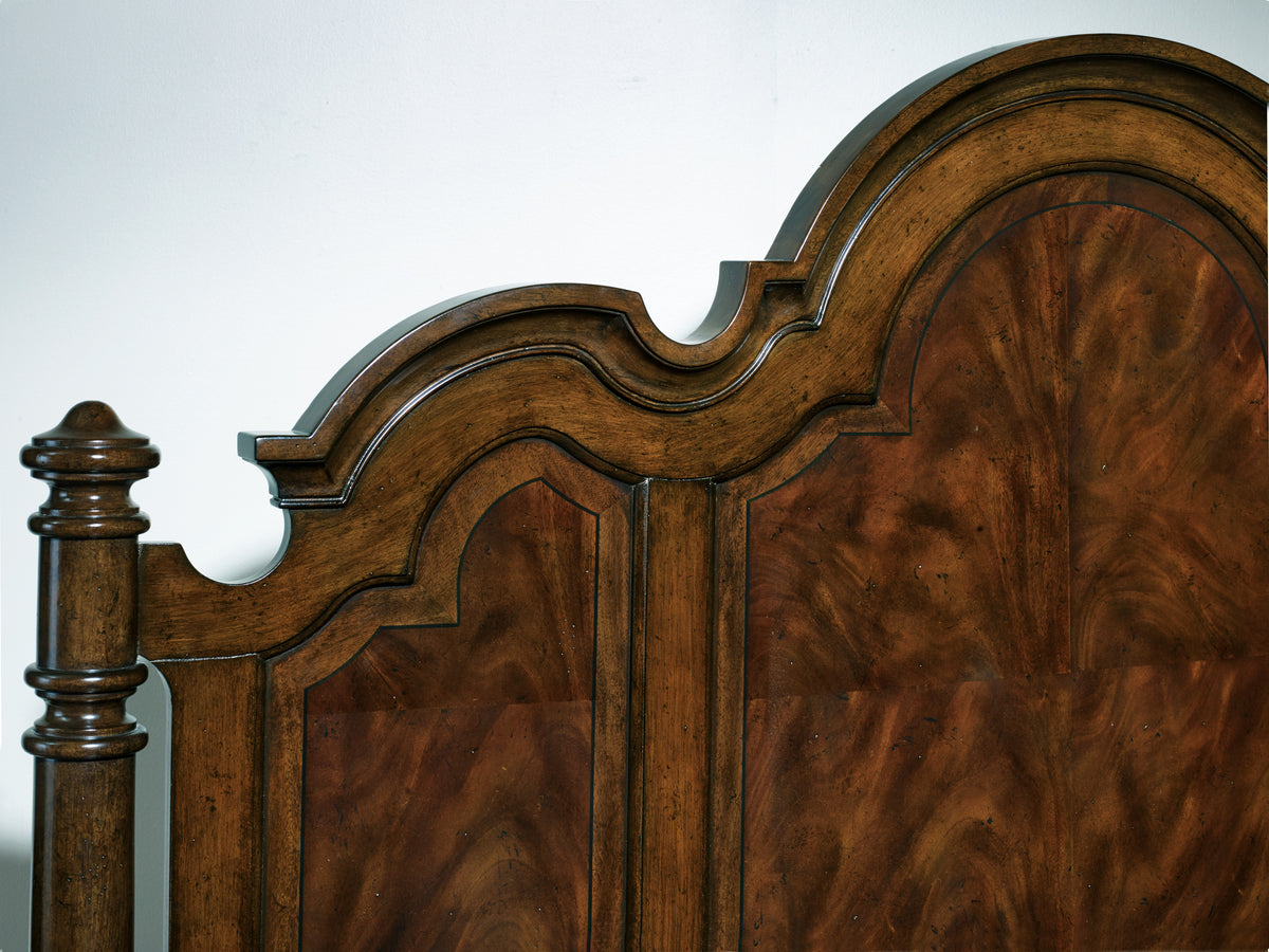 a close up of a headboard