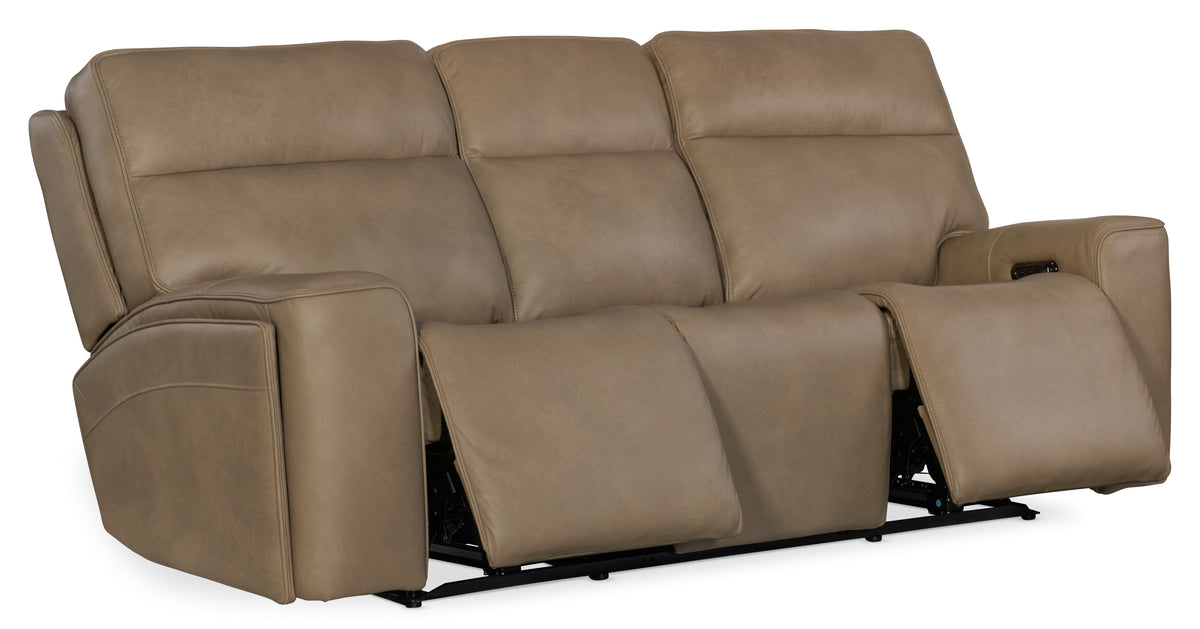 Riverton Power Sofa with Power Headrest and Lumbar - Hooker Furniture (HRF-3250)