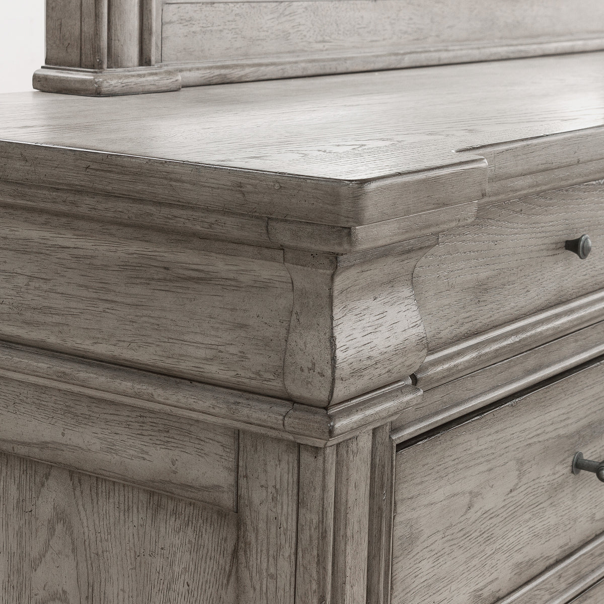 a close-up of a dresser