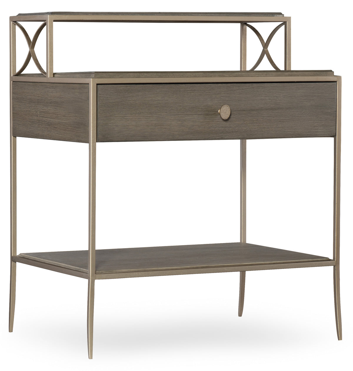 a table with a drawer