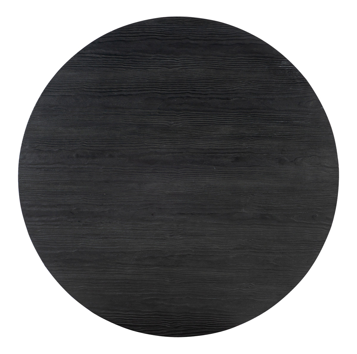 a black circle with a white background