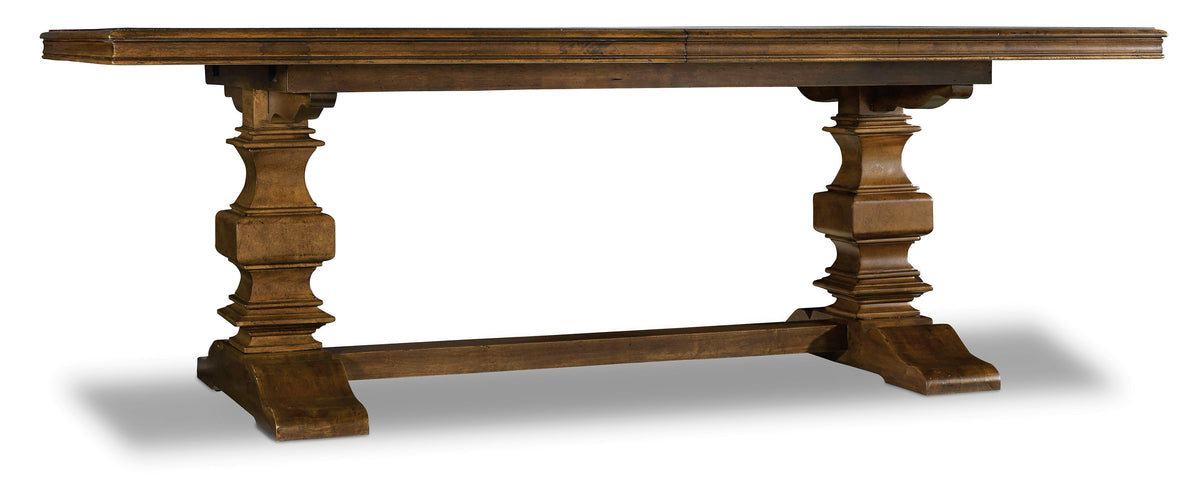 a wooden table with a white background