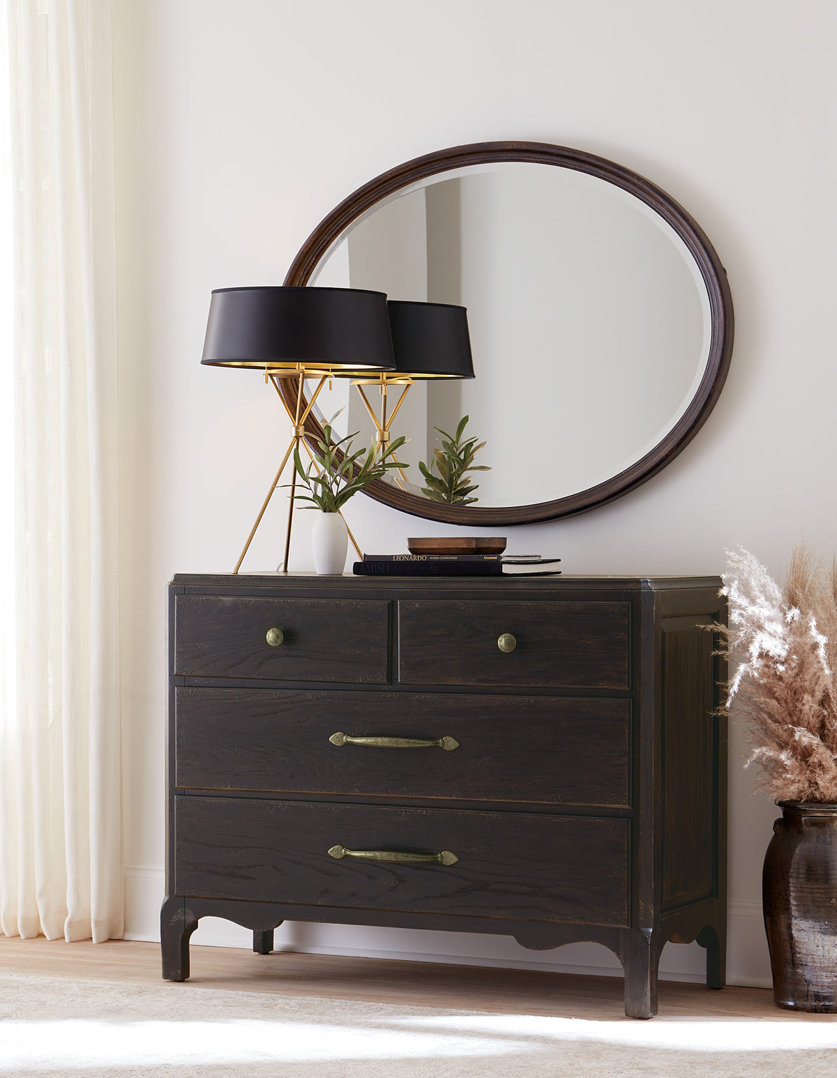 a mirror on a wall
