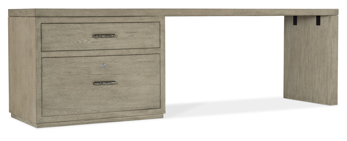 a desk with drawers on top