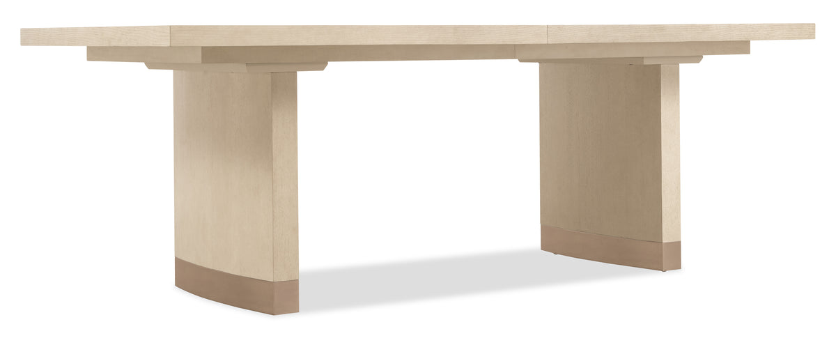 a table with a white base