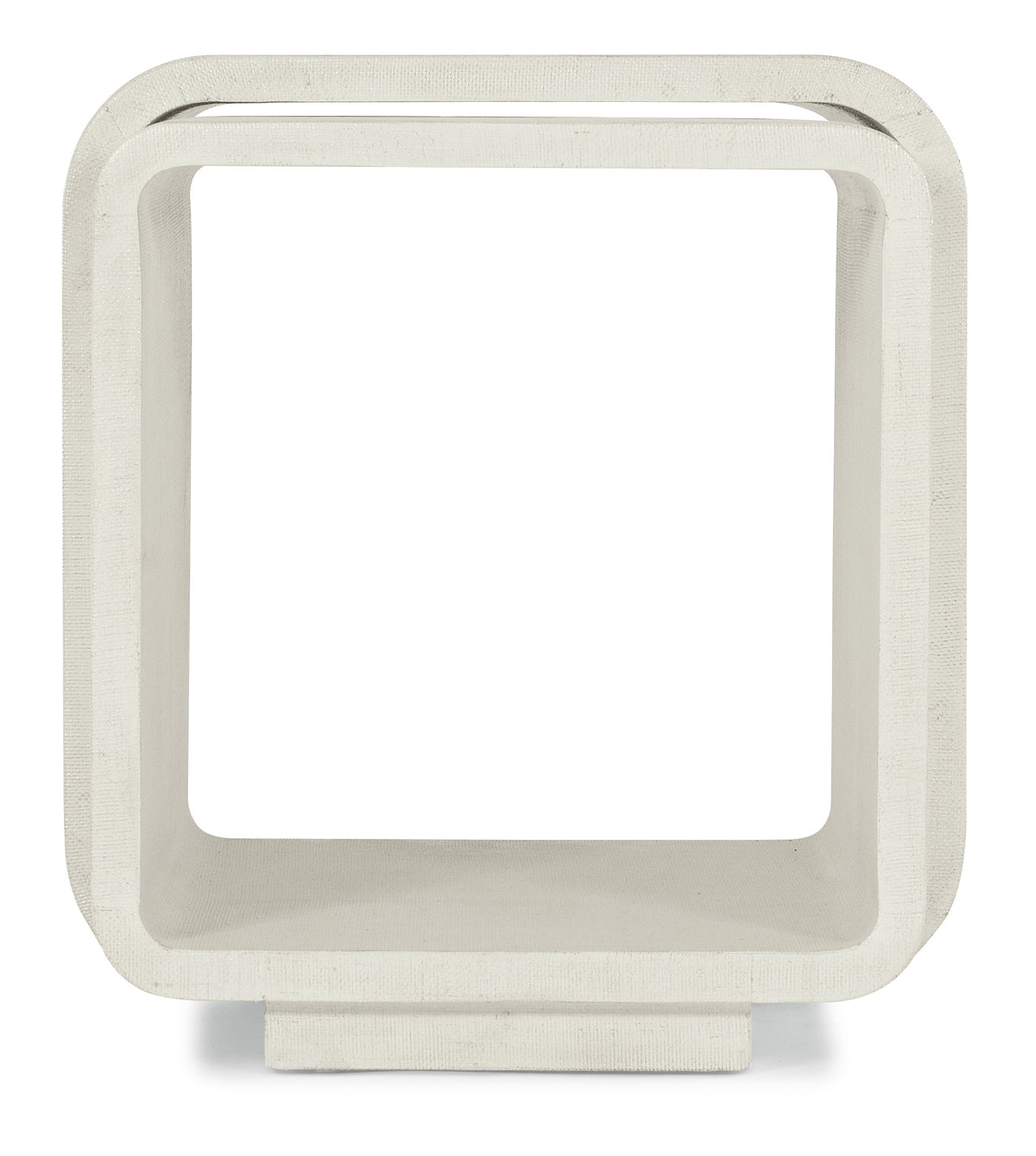 a white square object with a white background
