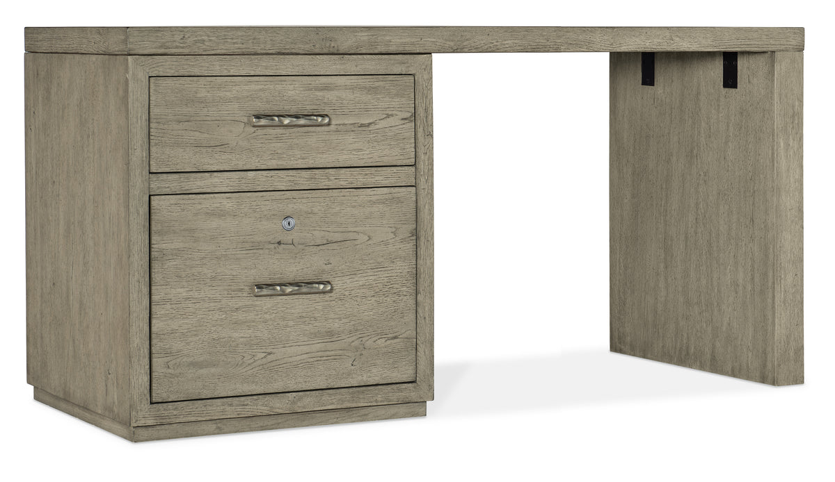 a desk with drawers on top