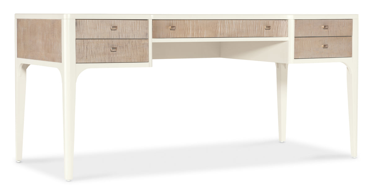 a white desk with drawers
