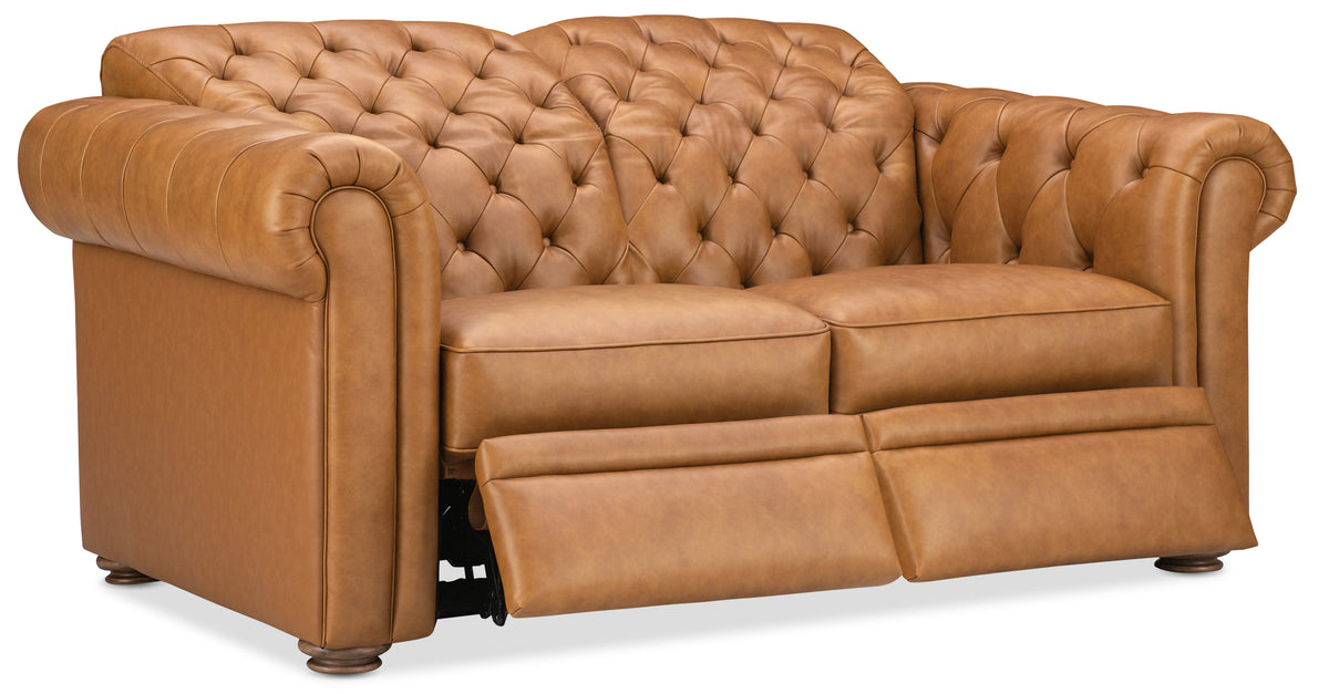 Glover Power Reclining Loveseat with Power Headrest - Hooker Furniture (HRF-3248)