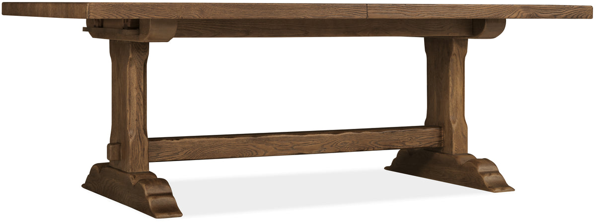 a wooden table with a white background