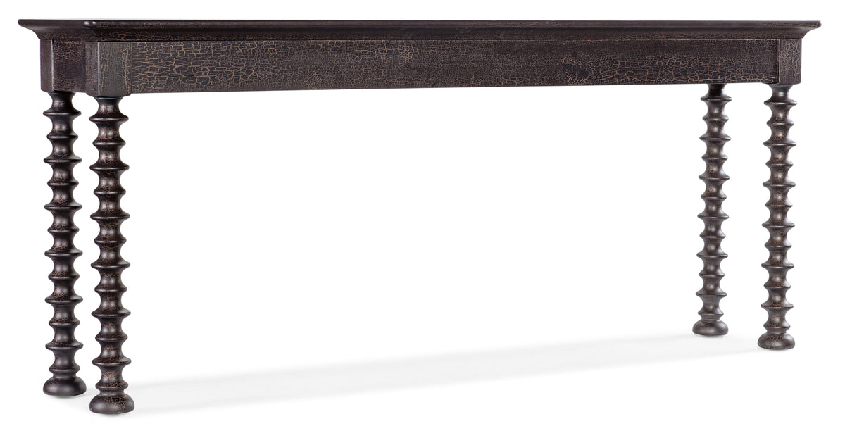 a black table with a white background