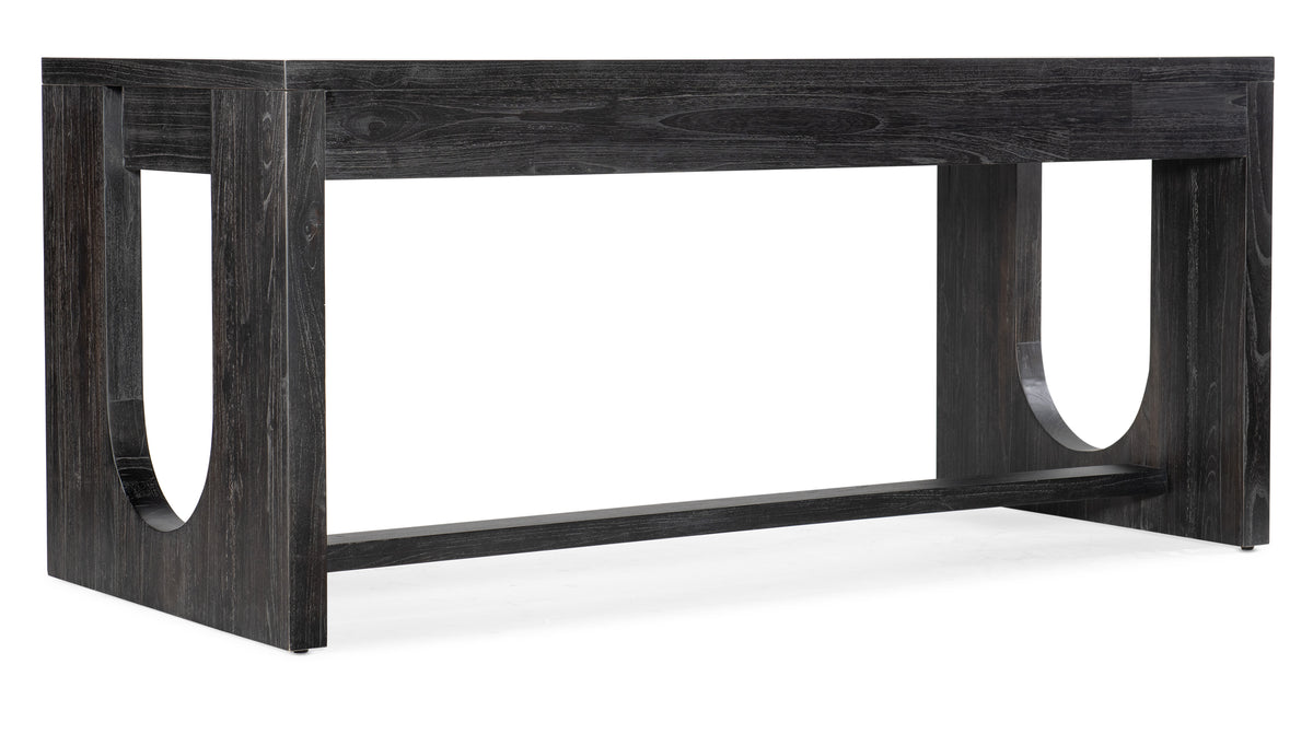 a black table with a white background