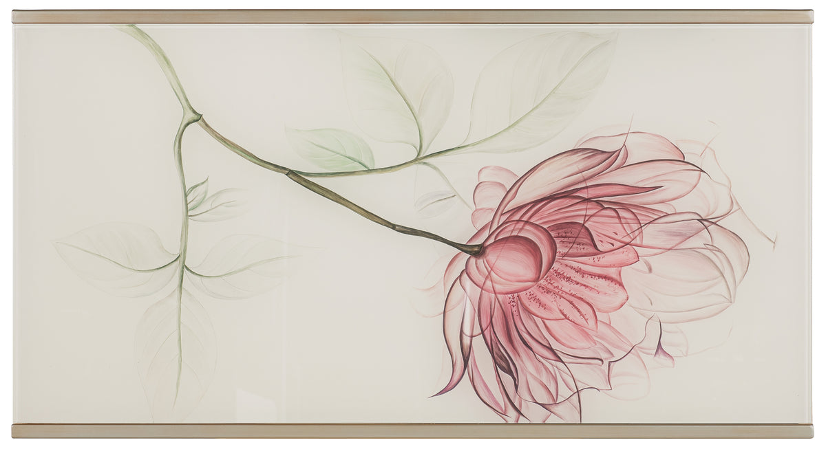 a painting of a flower