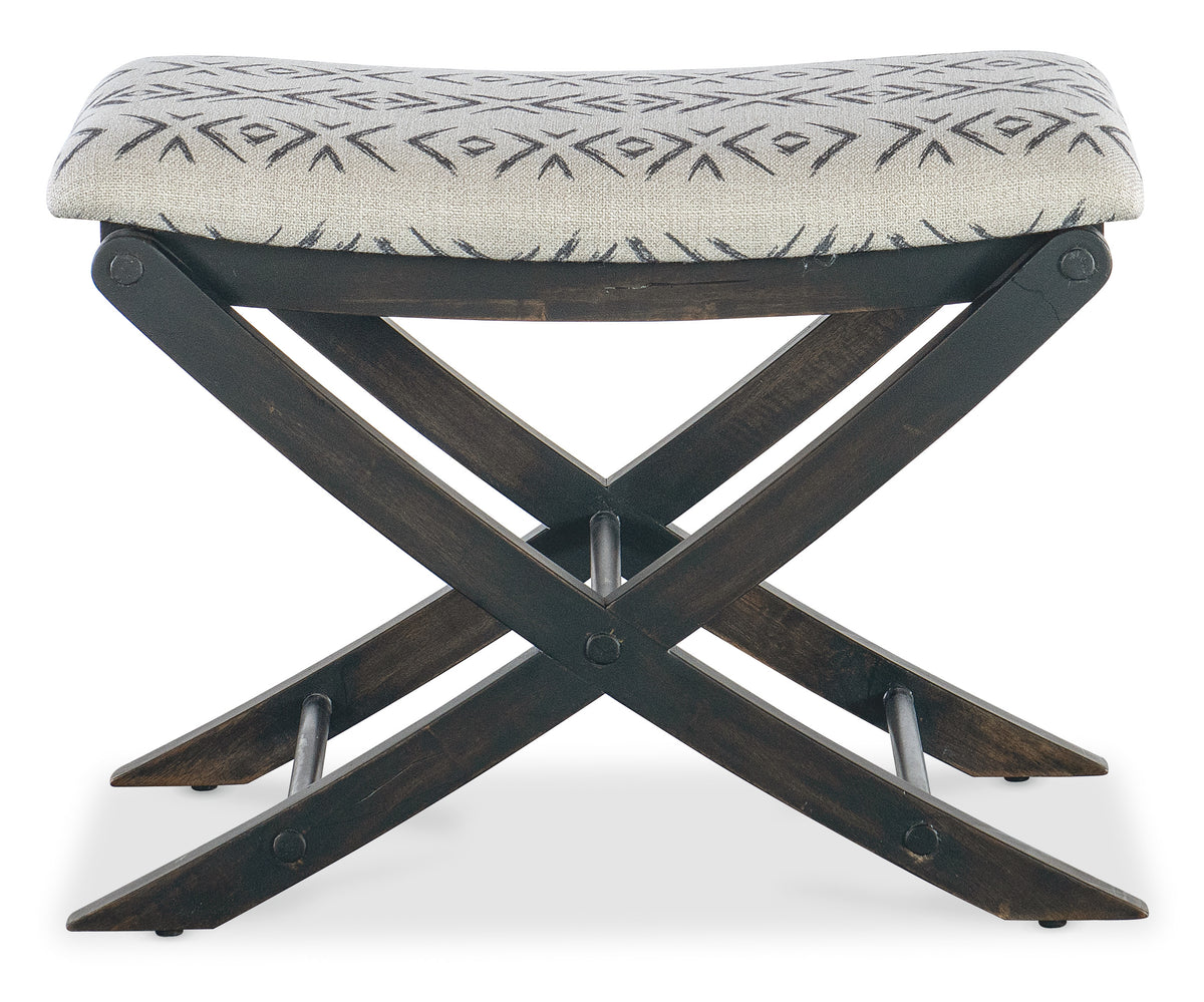 a stool with a cushion
