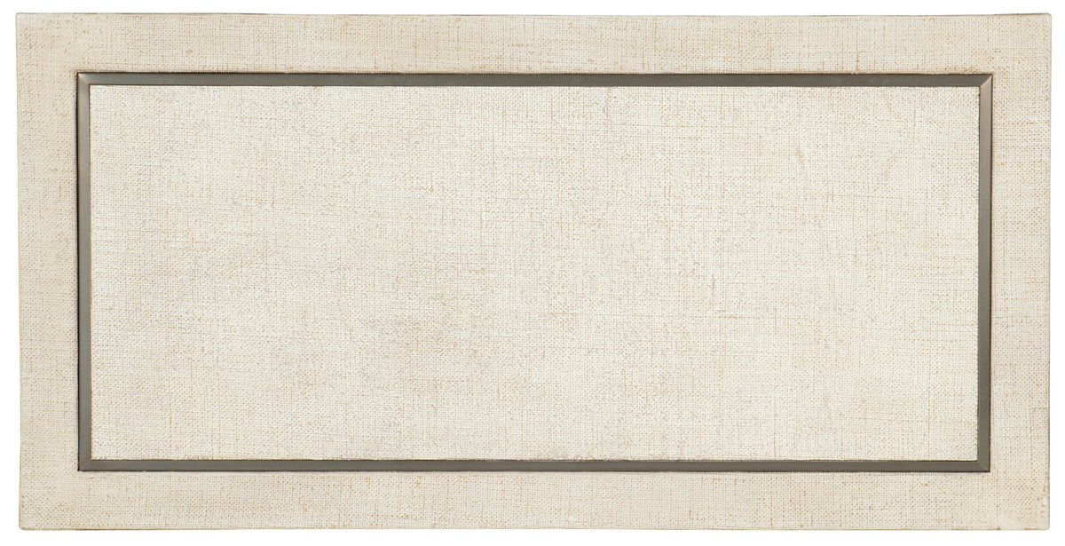 a white rectangular object with a black border
