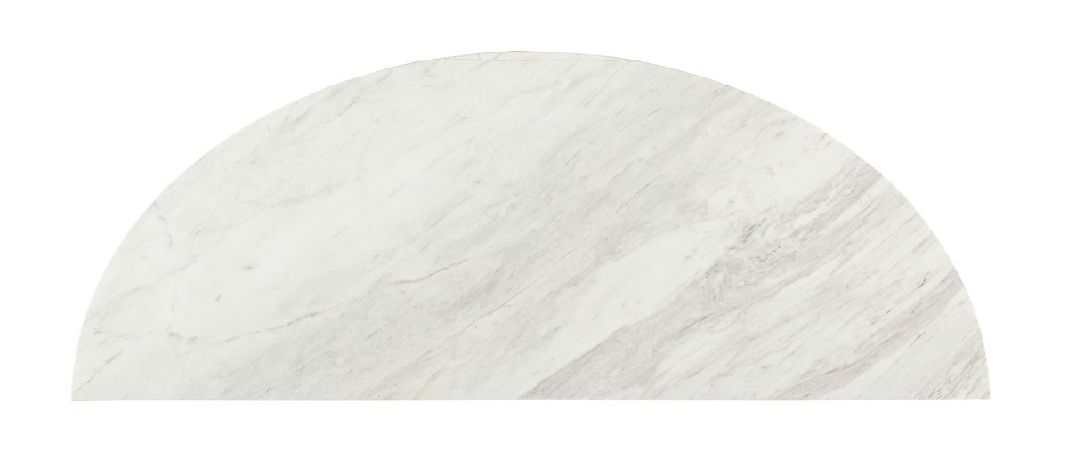 a white marble table top