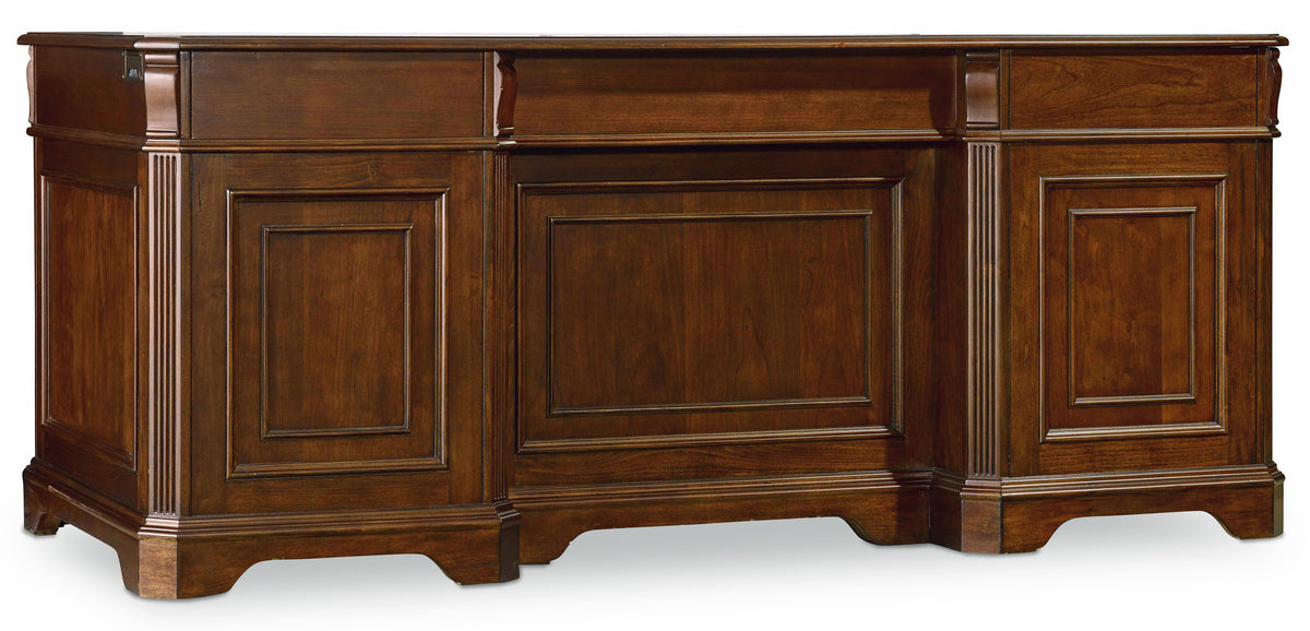 a wooden desk with a white background