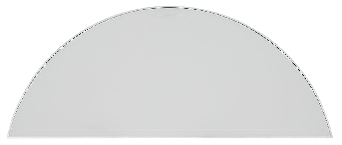 a white object with a curved edge