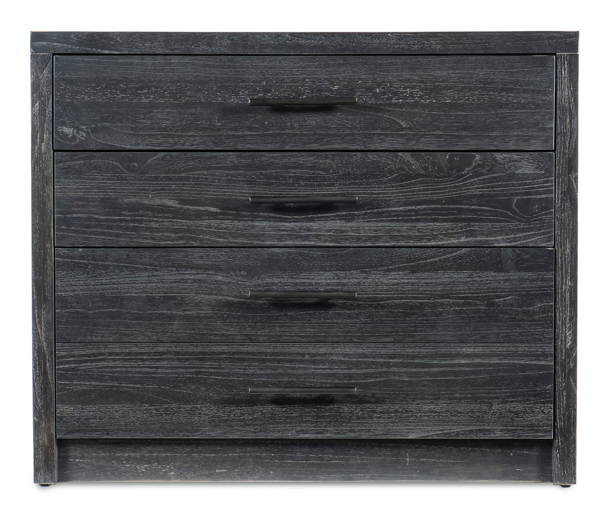 a black dresser with four drawers