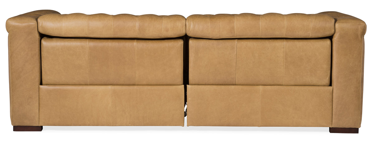 a close up of a couch