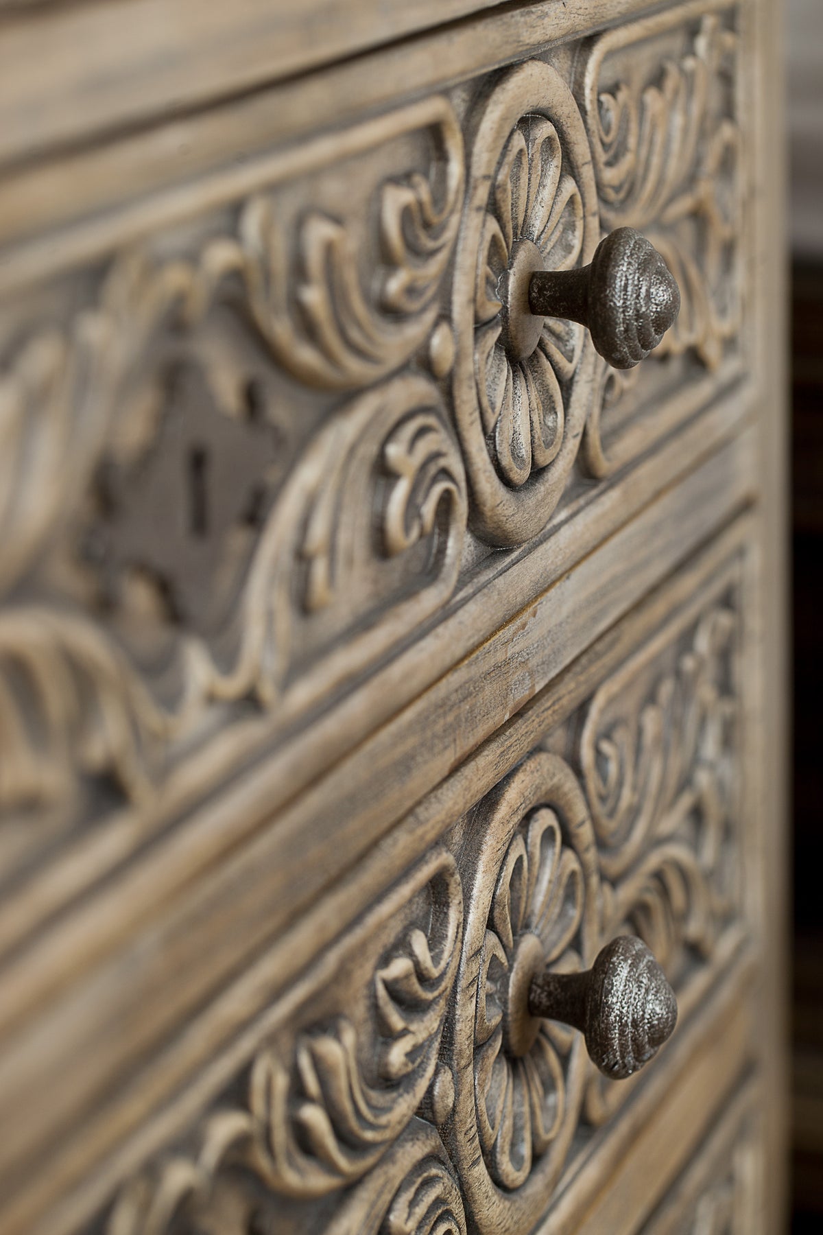a close up of a drawer