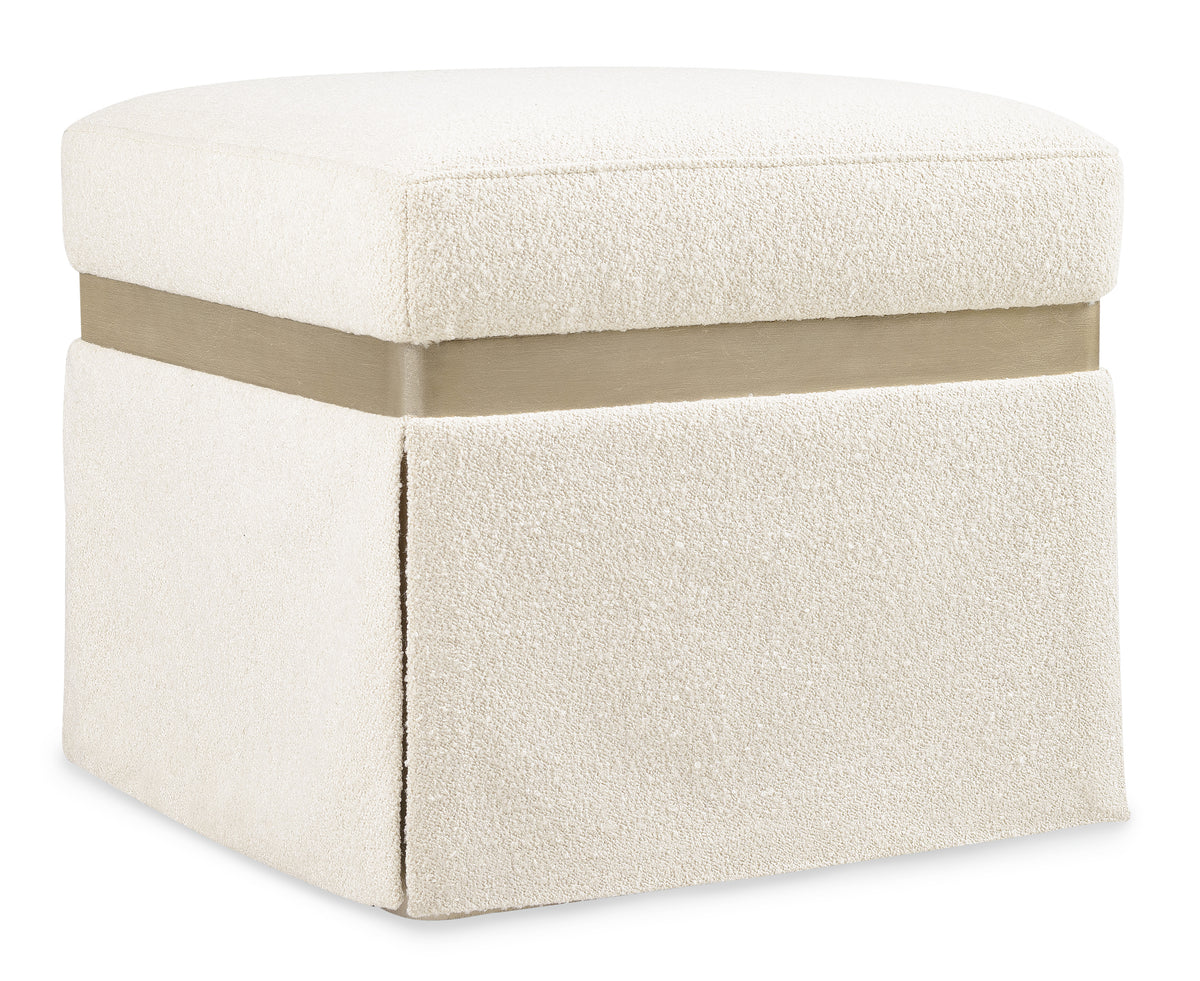 a white square object with a grey stripe