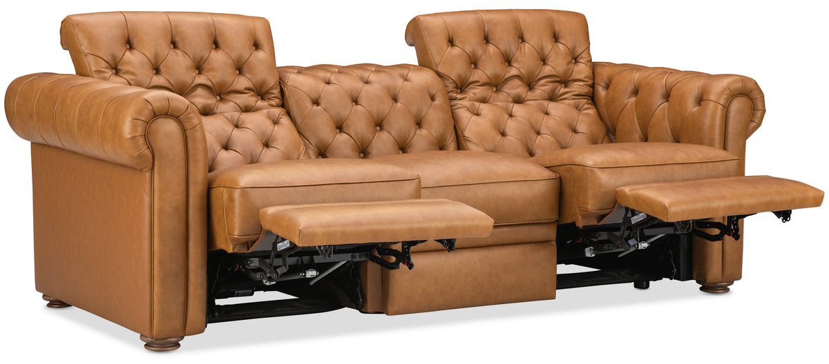 Glover Power Reclining Sofa with Power Headrest - Hooker Furniture (HRF-3249)
