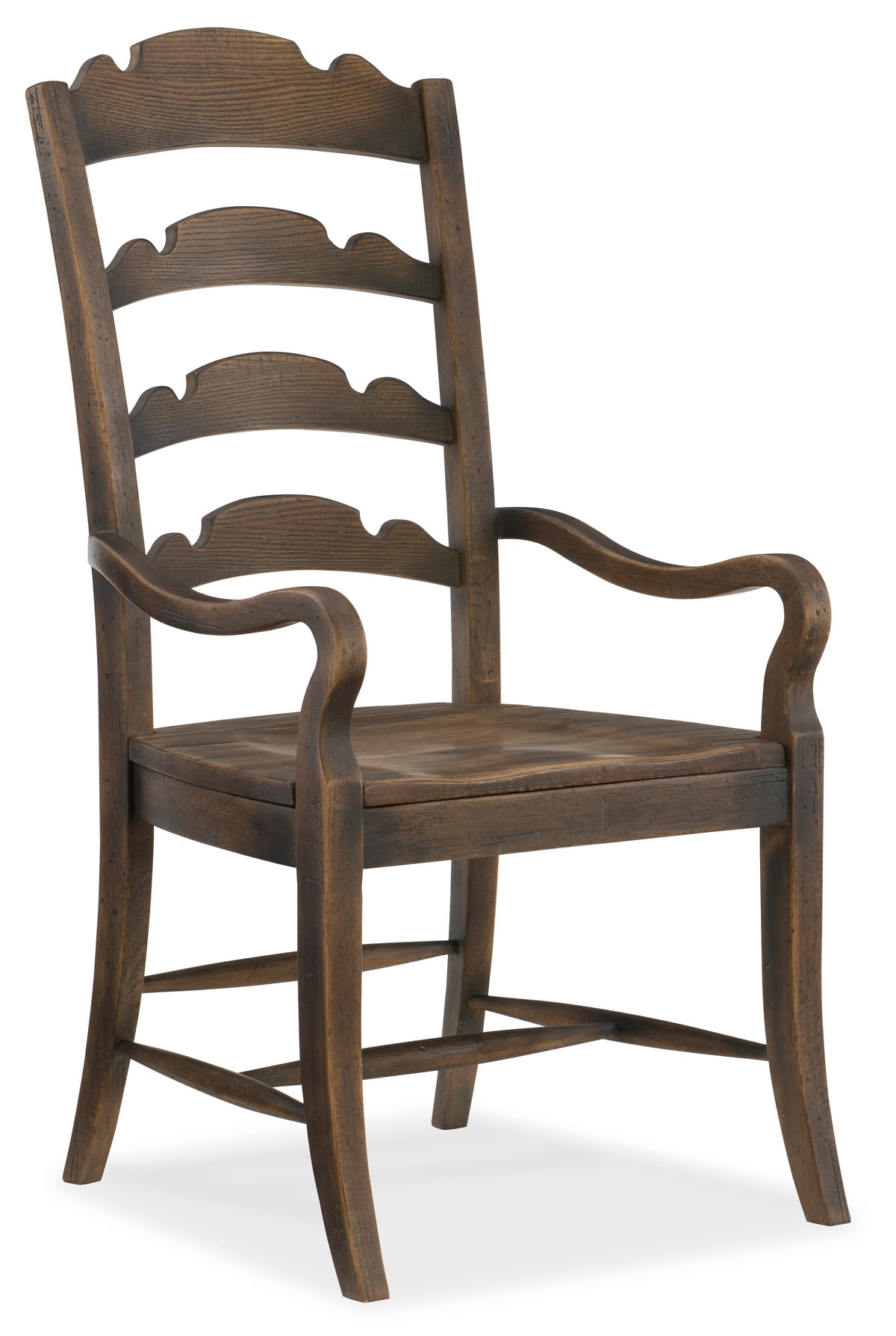 a wooden chair with a white background