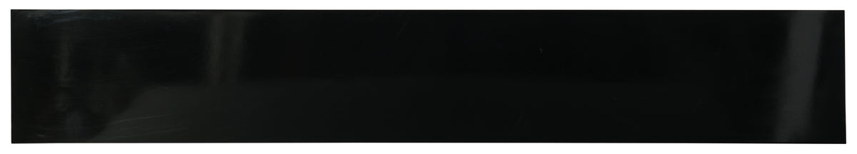 a black rectangular object with a white border