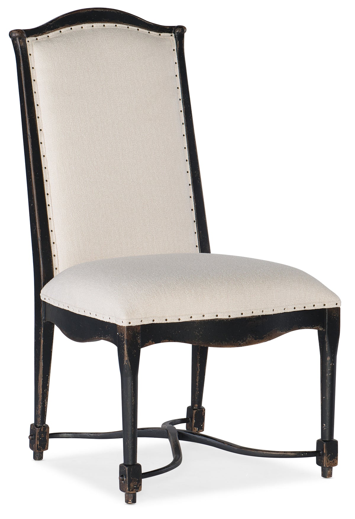 a white and black chair