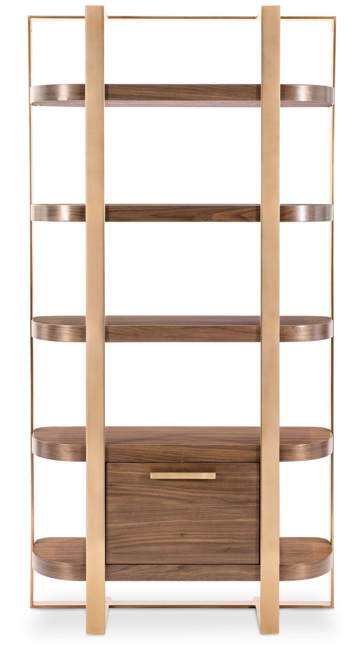 a shelf with a drawer