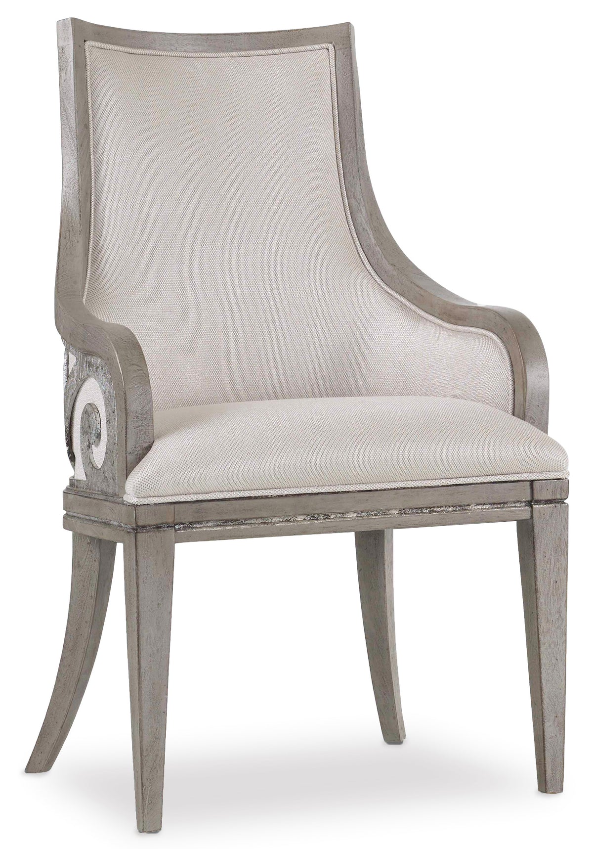 a white chair with a white background